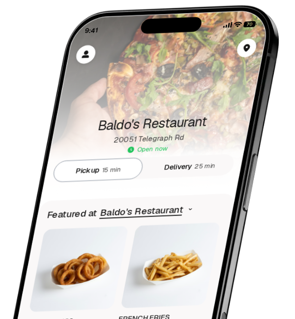 Baldo's Restaurant app preview